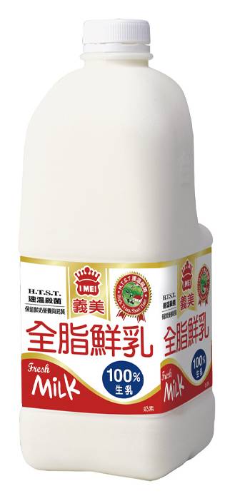 義美全脂鮮乳2000ml/瓶#190970