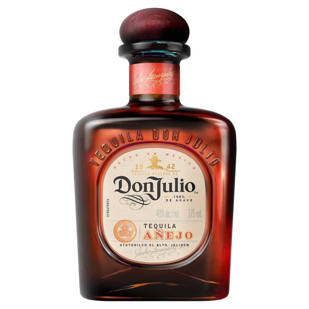 Don Julio Tequila Anejo 100% Agave Liquor (375 ml)