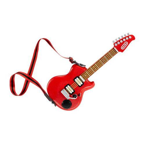 Little tikes guitare électrique my real jammc, guitare-jouet avec étui et  sangle, 4 modes de jeu et connectivité - my real jam electric guitar, toy  guitar with case and strap