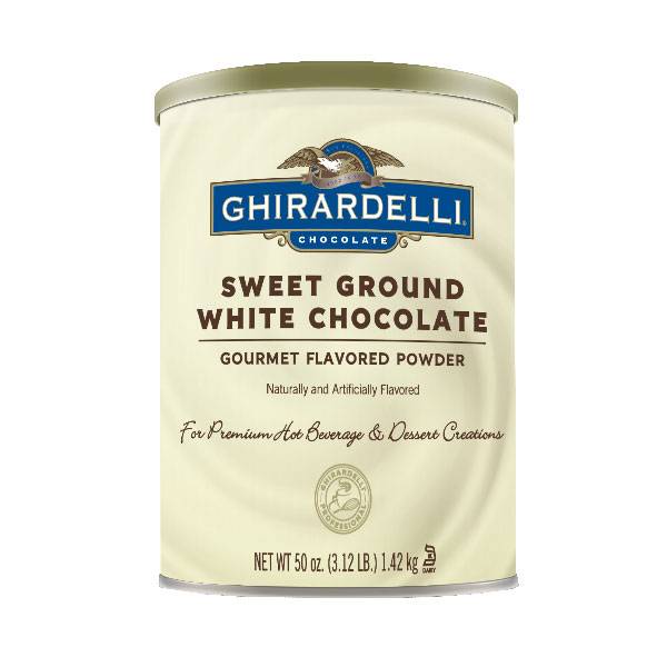 Ghirardelli Sweet Ground Powder, White Chocolate (50 oz)