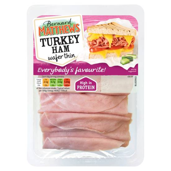 Bernard Matthews Wafer Thin Turkey Ham Slice (100g)