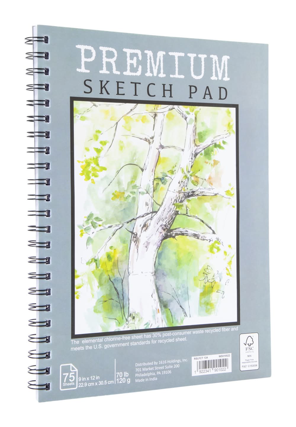 Premium Sketch Pad 9in x 12in (Styles May Vary)