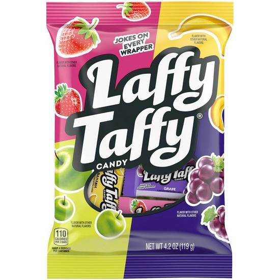 Laffy Taffy, 3.5oz - Apple, Banana, Grape & Strawberry