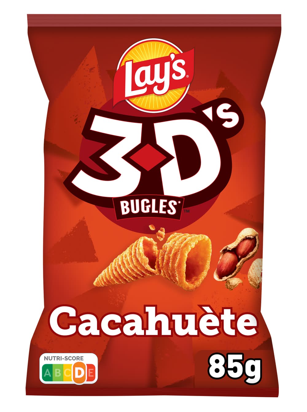 Lay's - 3D's bugles, cacahuète (85g)