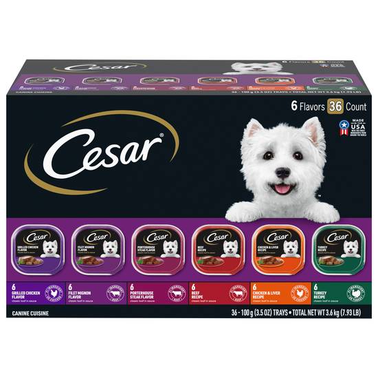 Cesar Classics Wet Dog Food Variety pack