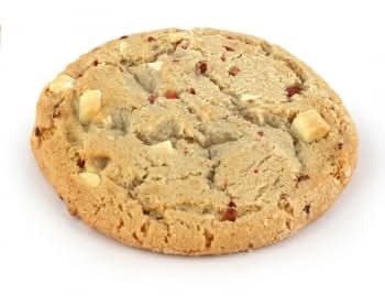 Galleta cookie chocolate blanco y frambuesa 1 ud.