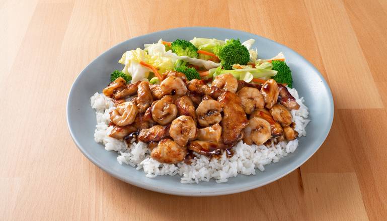 CHICKEN & SHRIMP TERIYAKI