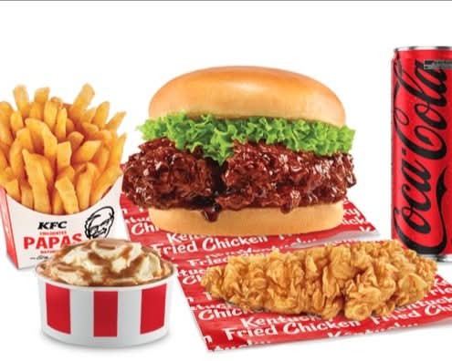 MegaCombo Ke-Tiras Burger + Ke-Tira