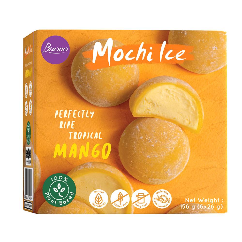 Buono Mochi Ice, Mango (156g)