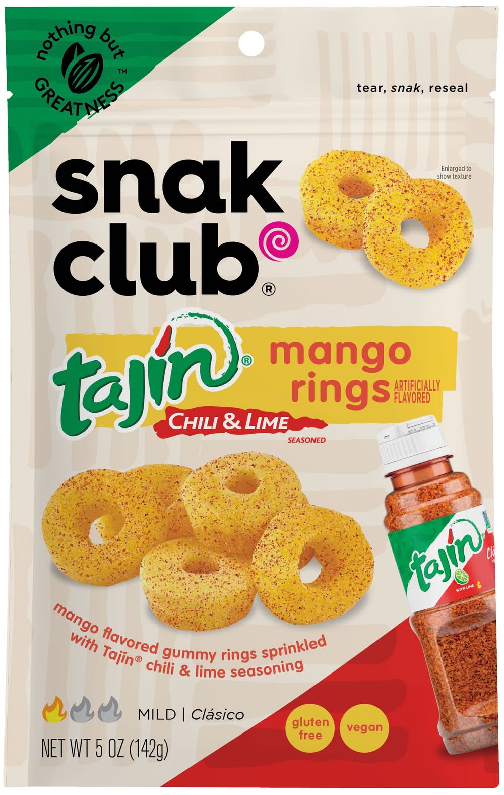 snak club Mango 5-oz Confections-Soft