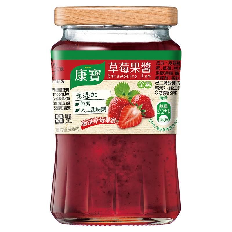 【康寶】草莓果醬400g <400g克 x 1 x 1Bottle瓶> @14#4710254506741