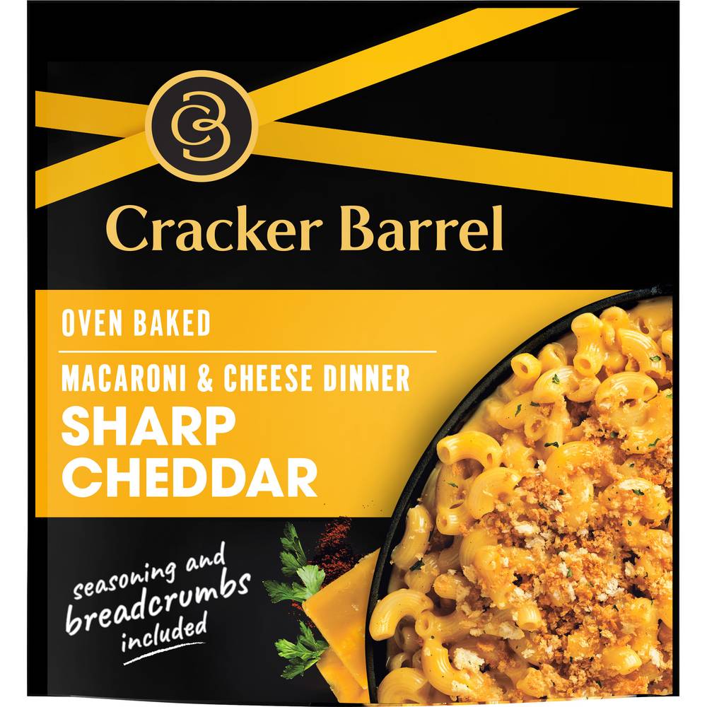 Cracker Barrel Oven Baked Macaroni & Cheddar Cheese Dinner (12.3 oz)