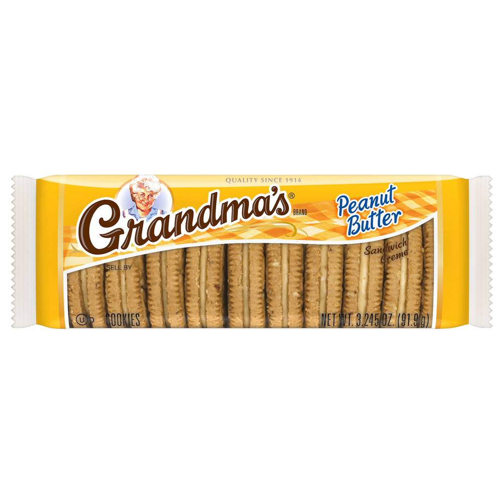 Grandma's Sandwich Creme Cookies (peanut butter)