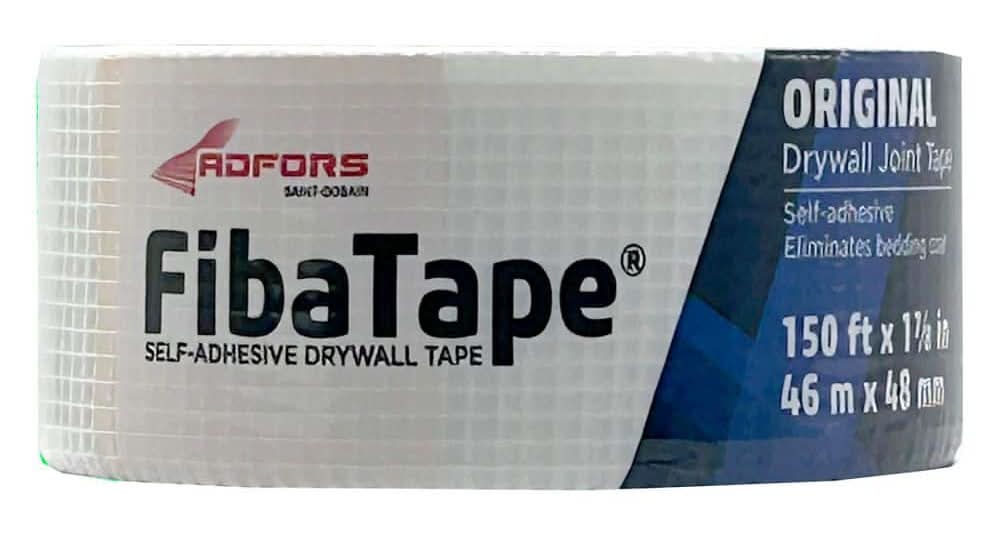 Saint-Gobain Adfors Fibatape Standard White 1-7/8 In. X 150 Ft. Self-Adhesive Mesh Drywall Joint Tape