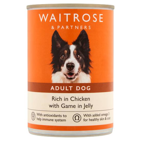 Waitrose Rich in Chicken With Game in Jelly Adult Dog Food