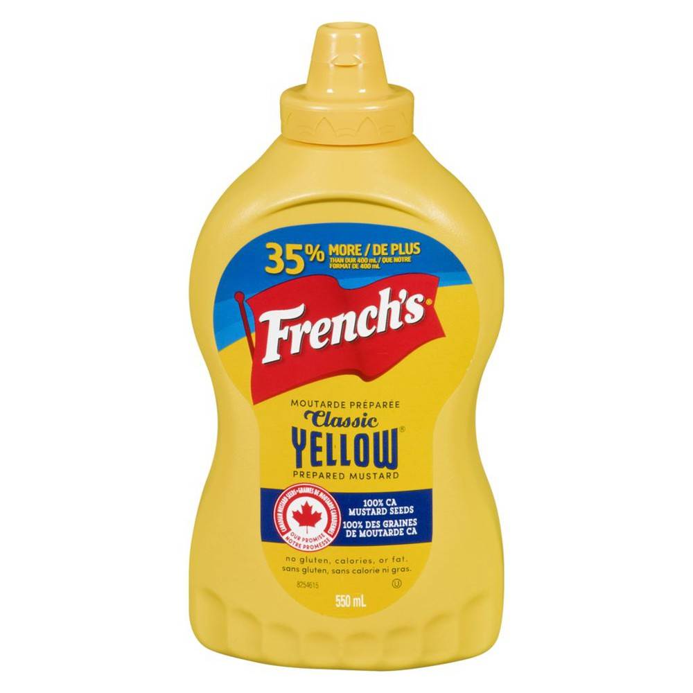 French's Classic Yellow Prepared Mustard (550 ml)