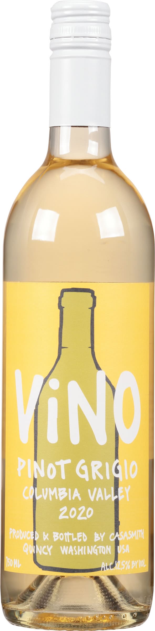 ViNO Columbia Valley Pinot Grigio White Wine (750 ml)