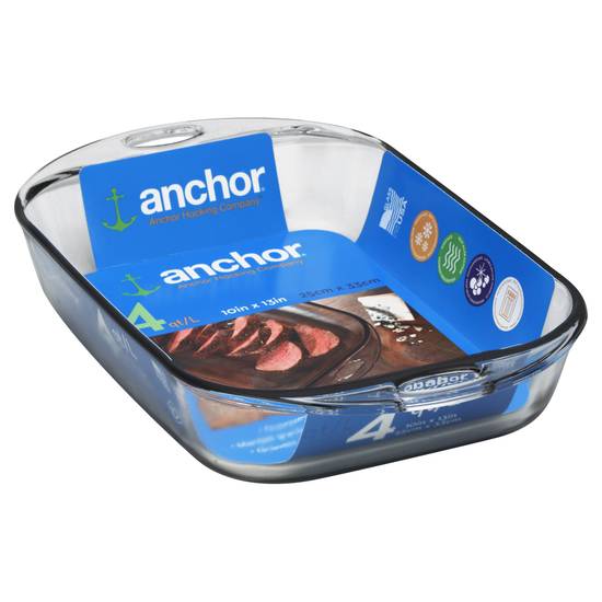 Anchor 4 Quart Oven & Microwave Safe Deep Cake Dish (1 ct)