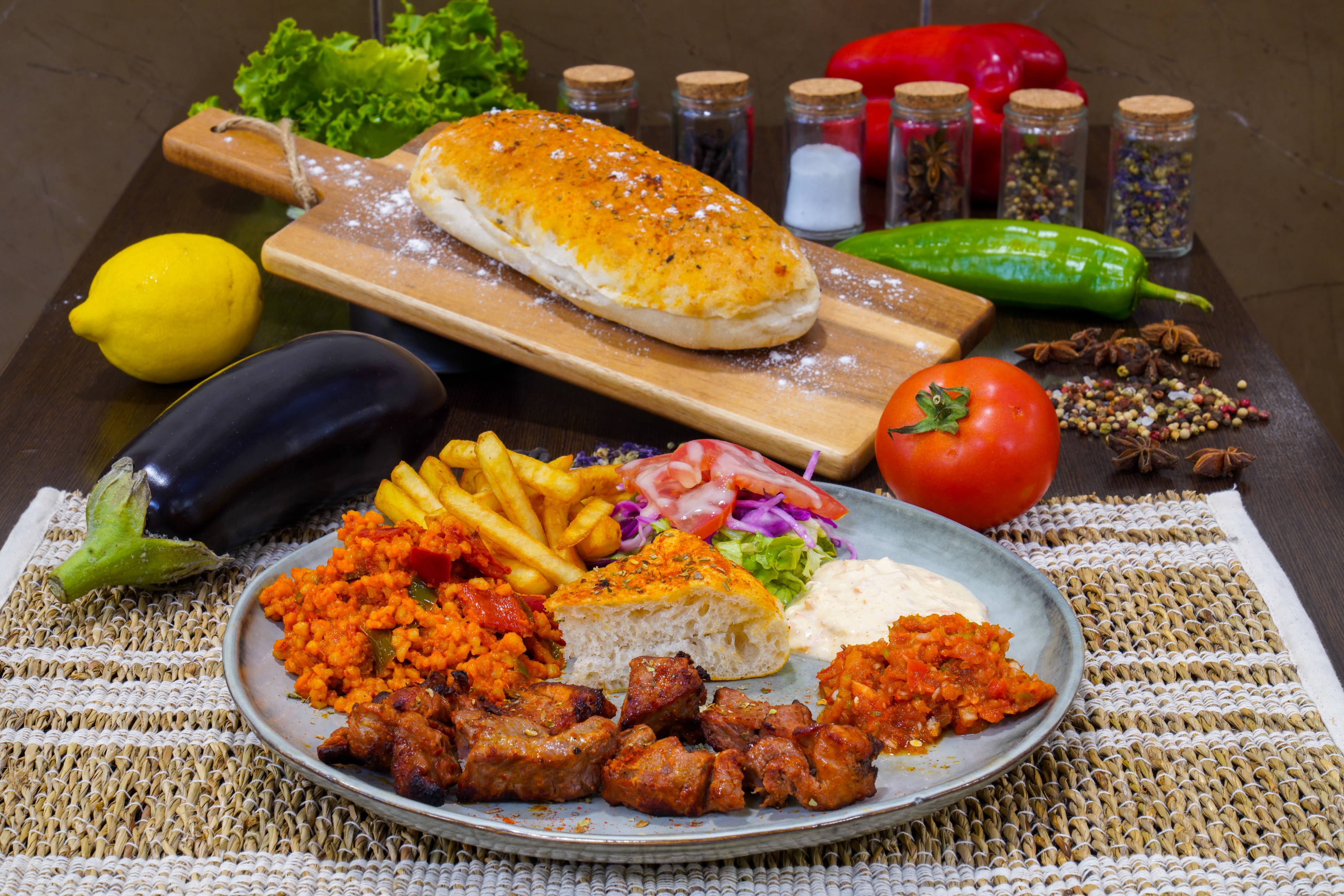 Brochettes d'agneau -----( 32 )
