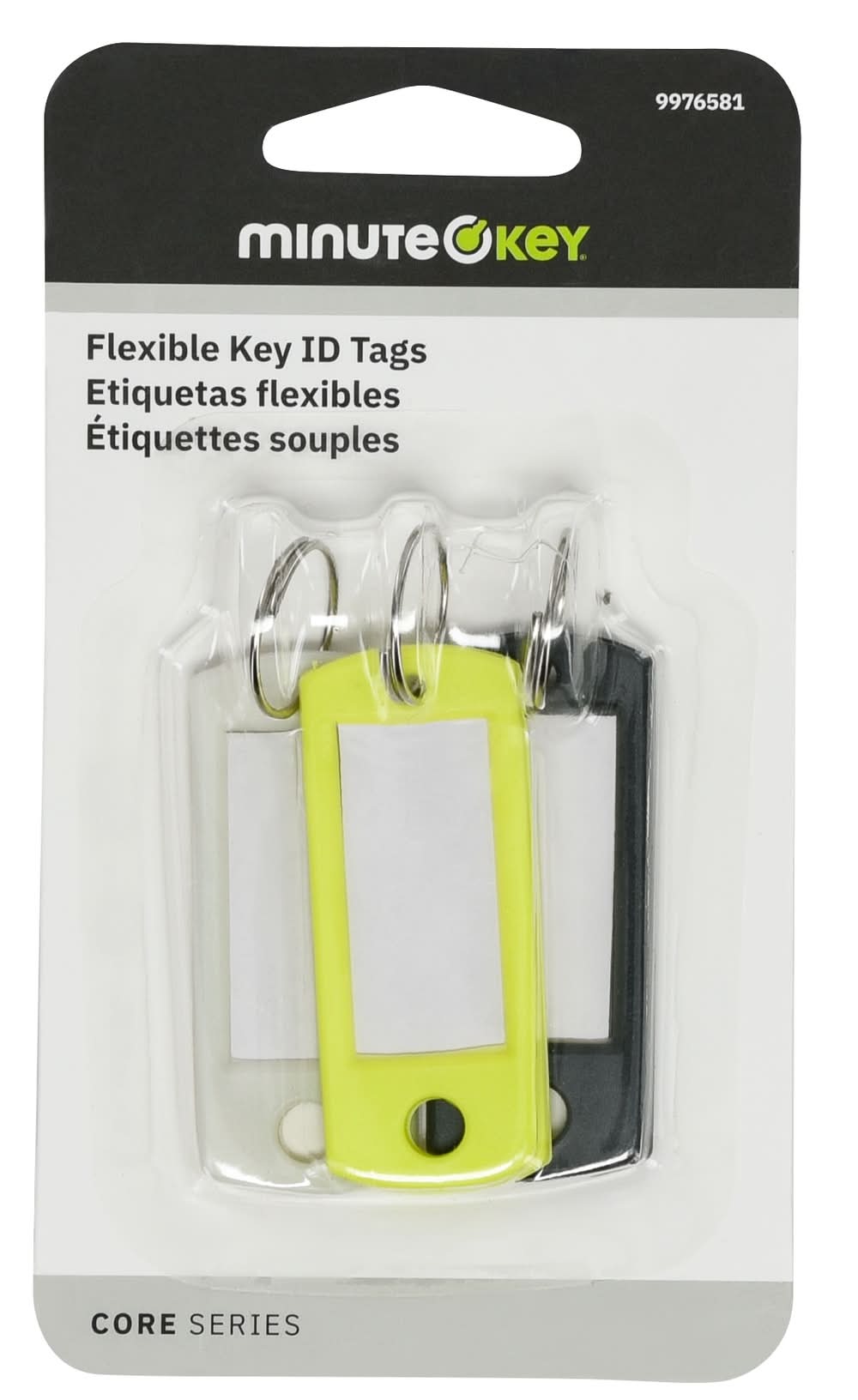 Minute Key 3 -Pack Multicolor ID tag
