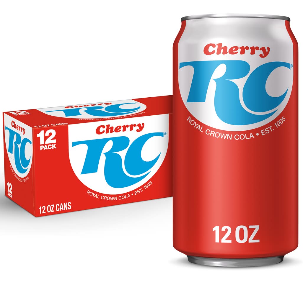 RC Cola Cola Soda, Cherry (12 x 12 fl oz)