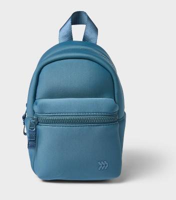 All In Motion Neoprene Mini Backpack, 8.5 in, Navy Blue