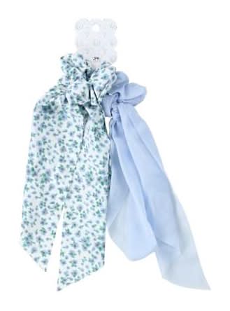 Tail Scrunchies 2-Pack Blue