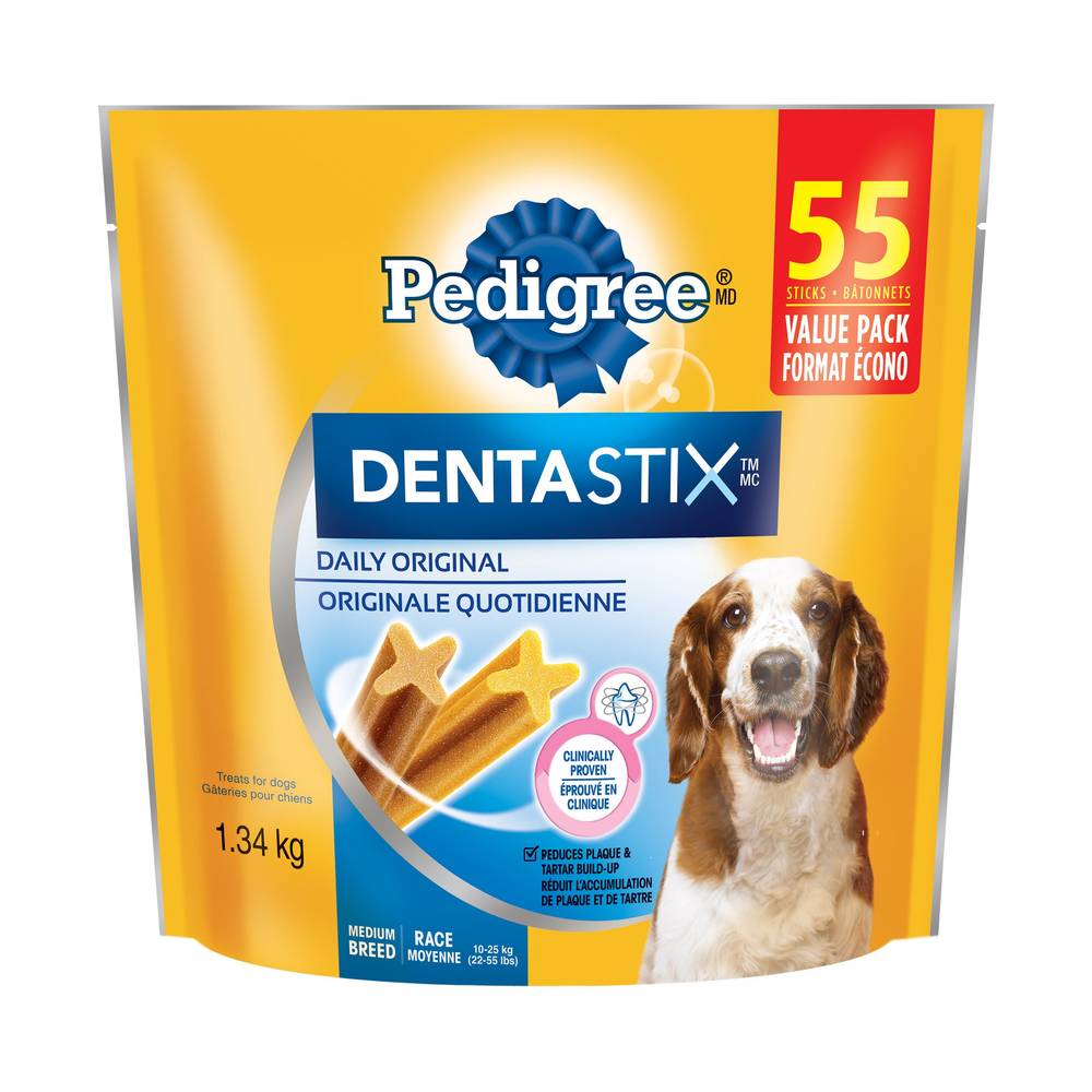 Pedigree Dentastix Dog Food, 55-Count