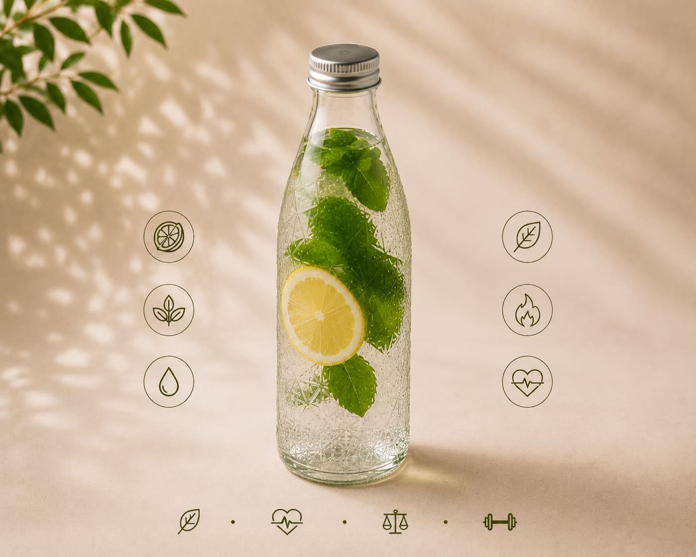Eau infusée Citron & Menthe