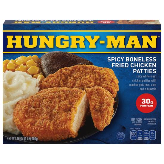 Hungry-Man Boneless Spicy Fried Chicken Patties