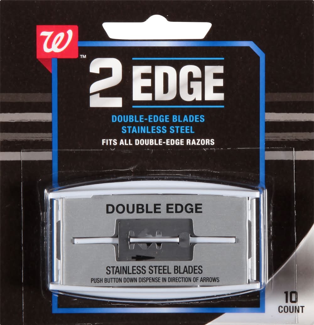 Smooth Your Routine with Walgreens 2 Edge Double Edge Stainless Steel ...