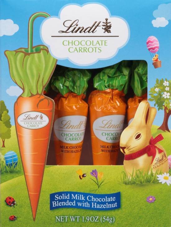Lindt Chocolate Carrot Blended With Chocolate Hazelnut
