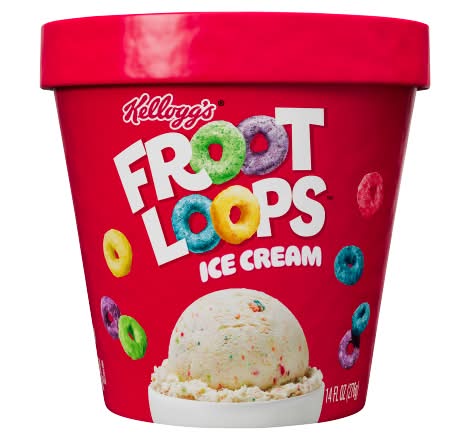Kellogg's Froot Loop Ice Cream, Cereal Milk (14 fl oz)