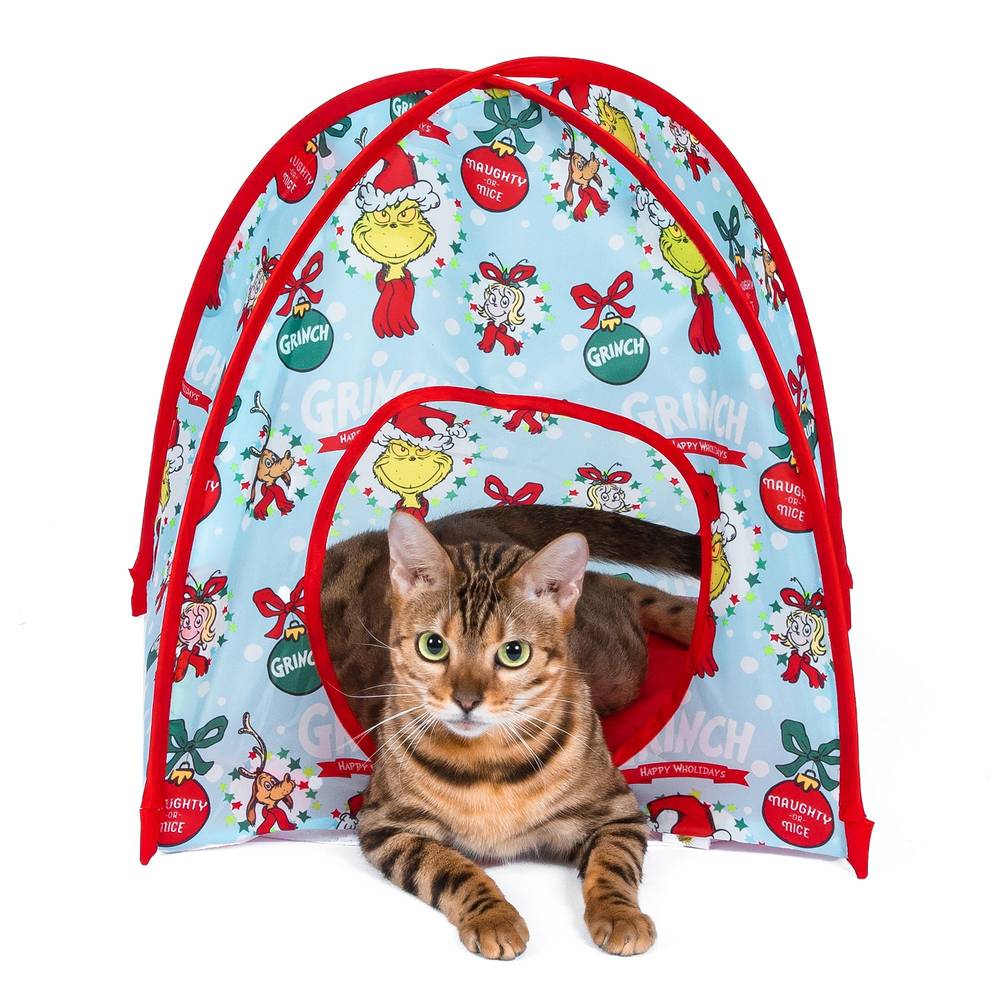 Merry & Bright How the Grinch Stole Christmas! Cat Play Tent, Assorted