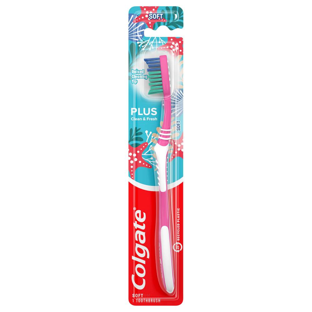 Colgate Plus Clean & Fresh Soft Toothbrush