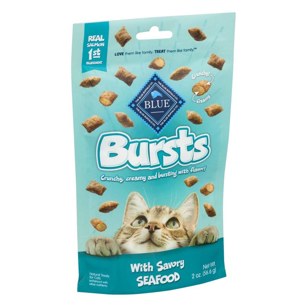 Blue Buffalo Bursts With Savory Seafood Crunchy Cat Treats