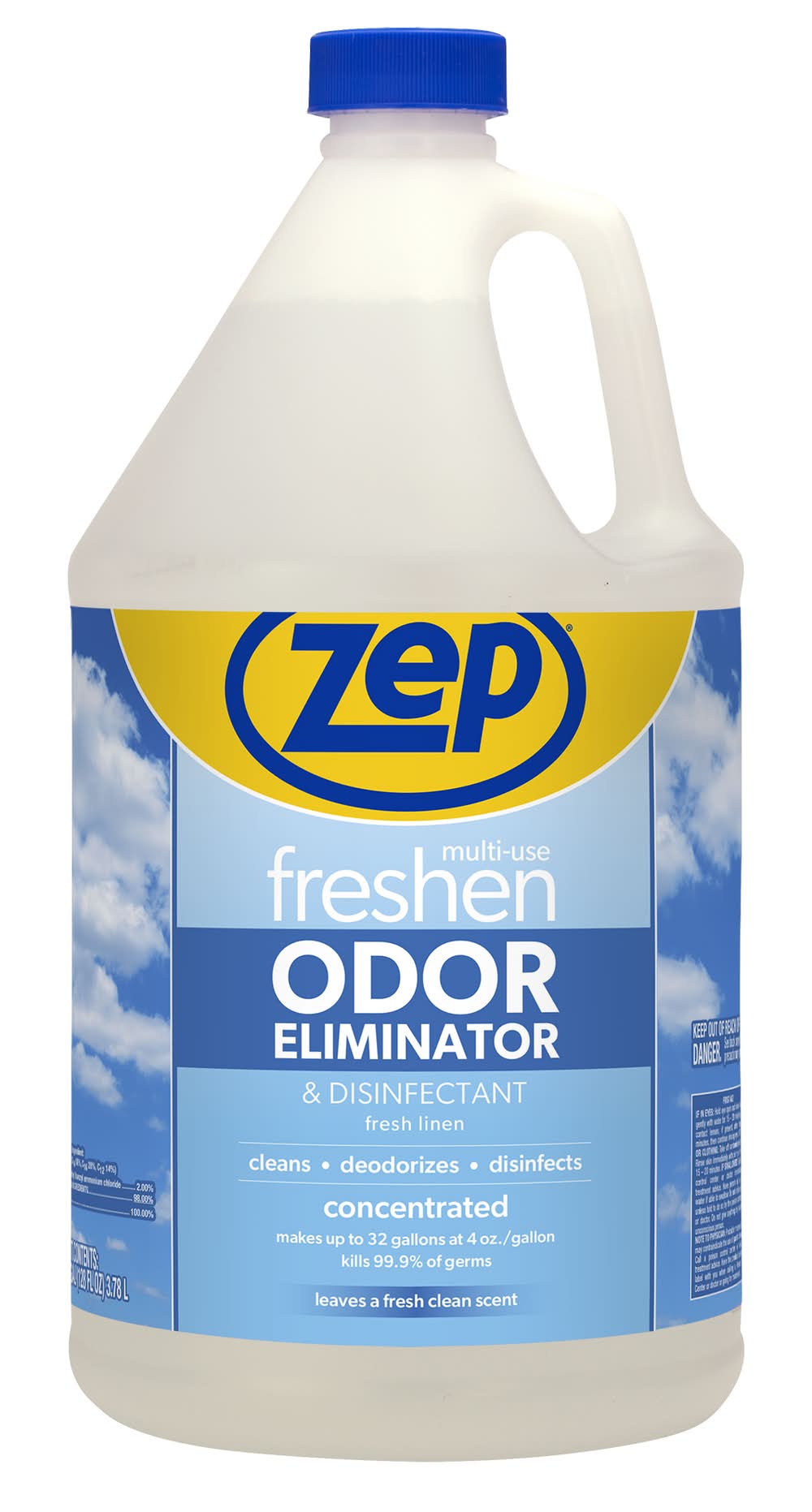 Zep Freshen Odor Eliminator Disinfectant Concentrate 128 -oz Fresh Linen Air Freshener