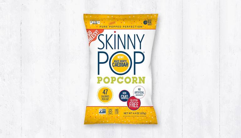 Healthy Snacks|Skinny Pop White Cheddar Popcorn