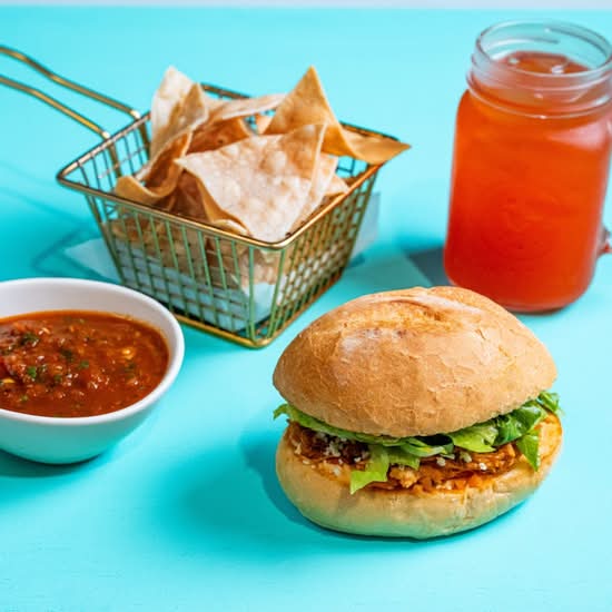 TORTA COMBO WITH AGUA FRESCA