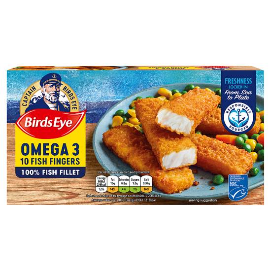 Birds Eye Omega 3 Fish Fingers (10 pack)