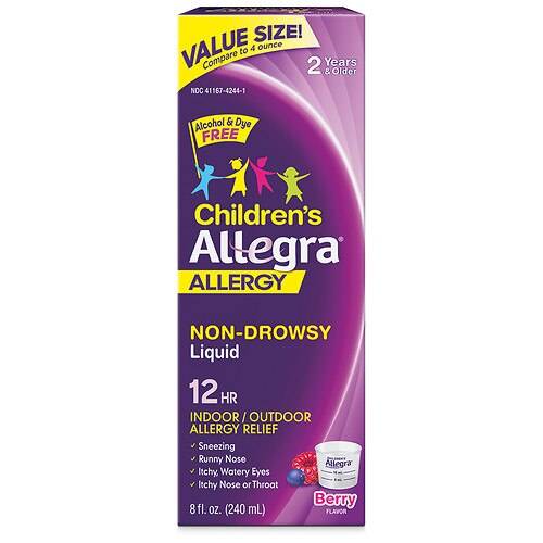 Allegra Children's 12 HR Liquid Berry - 8.0 fl oz