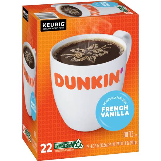 Dunkin' Original Blend, Medium Roast, Keurig K-Cup Pods, 22 CT