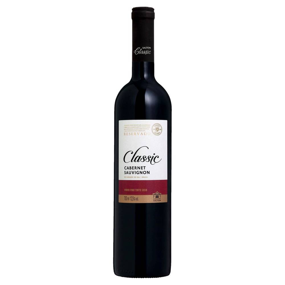 Salton vinho tinto seco nacional classic reservado cabernet sauvignon (750 ml)