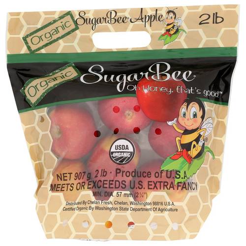 Organic SugarBee Apples Bag