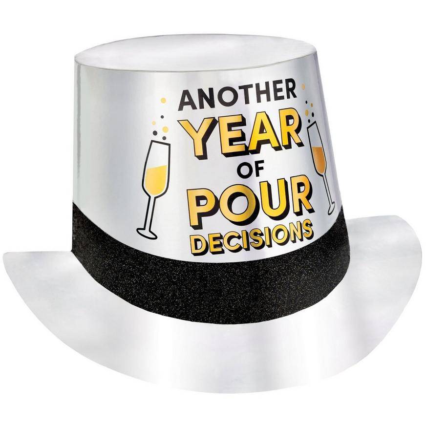 Pour Decisions New Year's Eve Top Hat