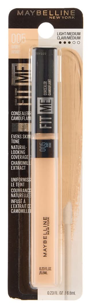 Maybelline Fit Me Liquid Concealer, 05 Ivory (0.23 fl oz)