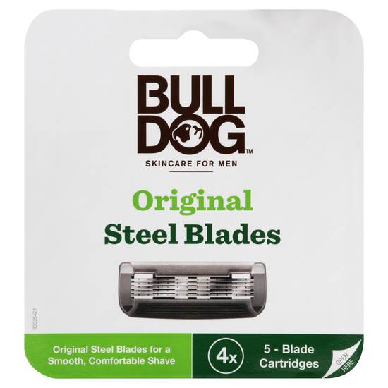 Bull Dog Skincare For Men Original Steel Blades Cartridges