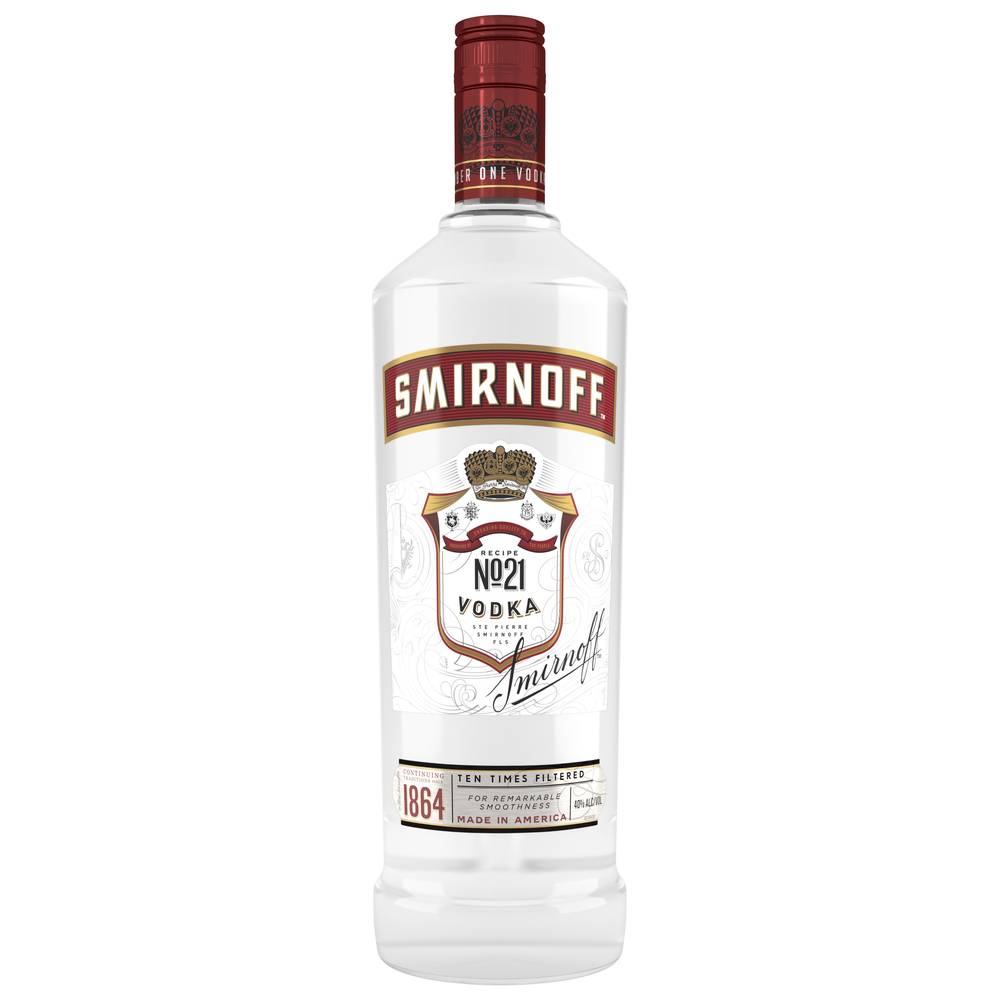 Smirnoff Premium Triple Distilled Vodka, 1864 (1 L)