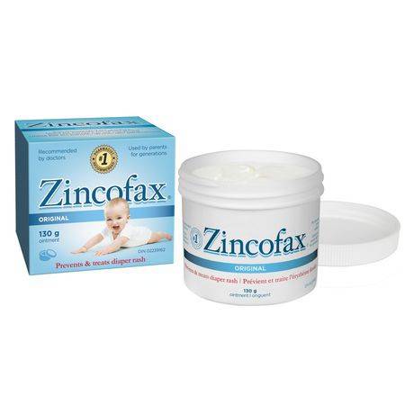 Zincofax onguent original de zincofax traite pour érythème fessier pour bébé (130 g) - original diaper rash baby ointment (130 g)