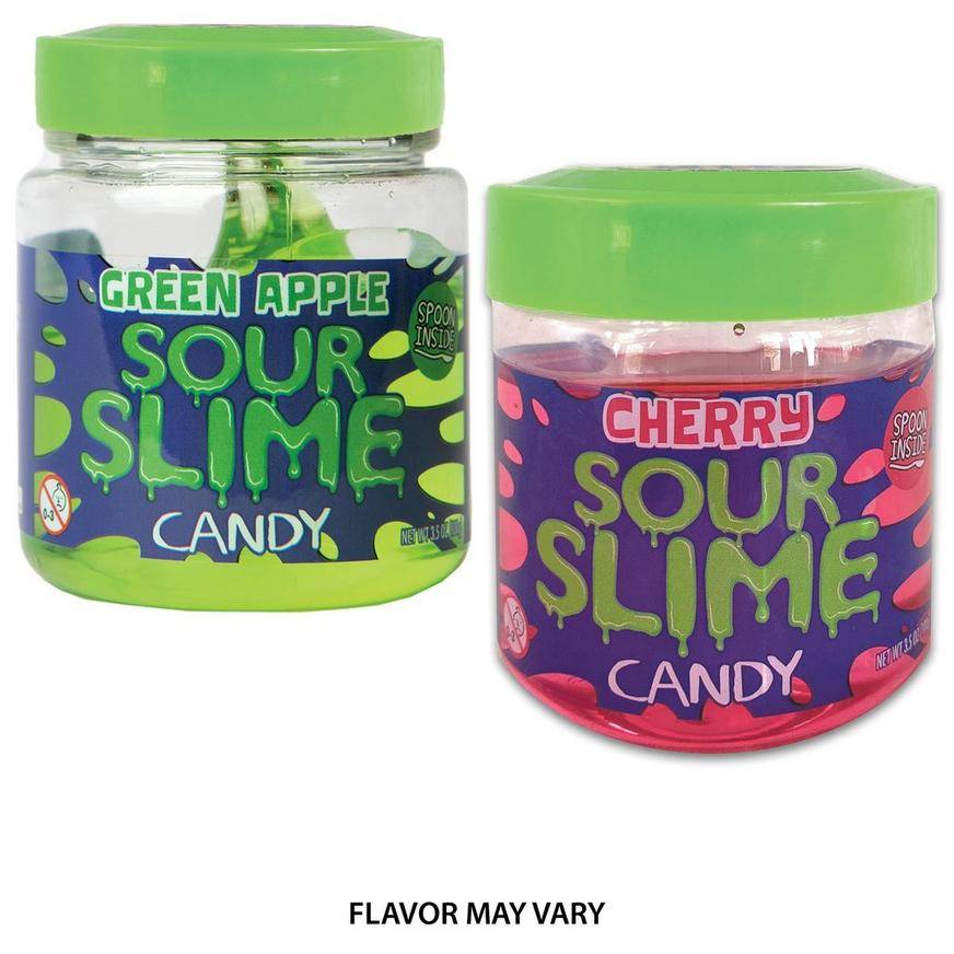 Boston America Sour Slime Candy (3.5oz jar)